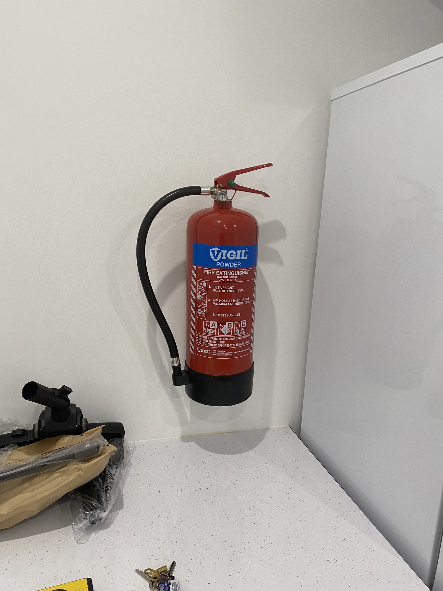 HMO Fire Extinguisher Mounting